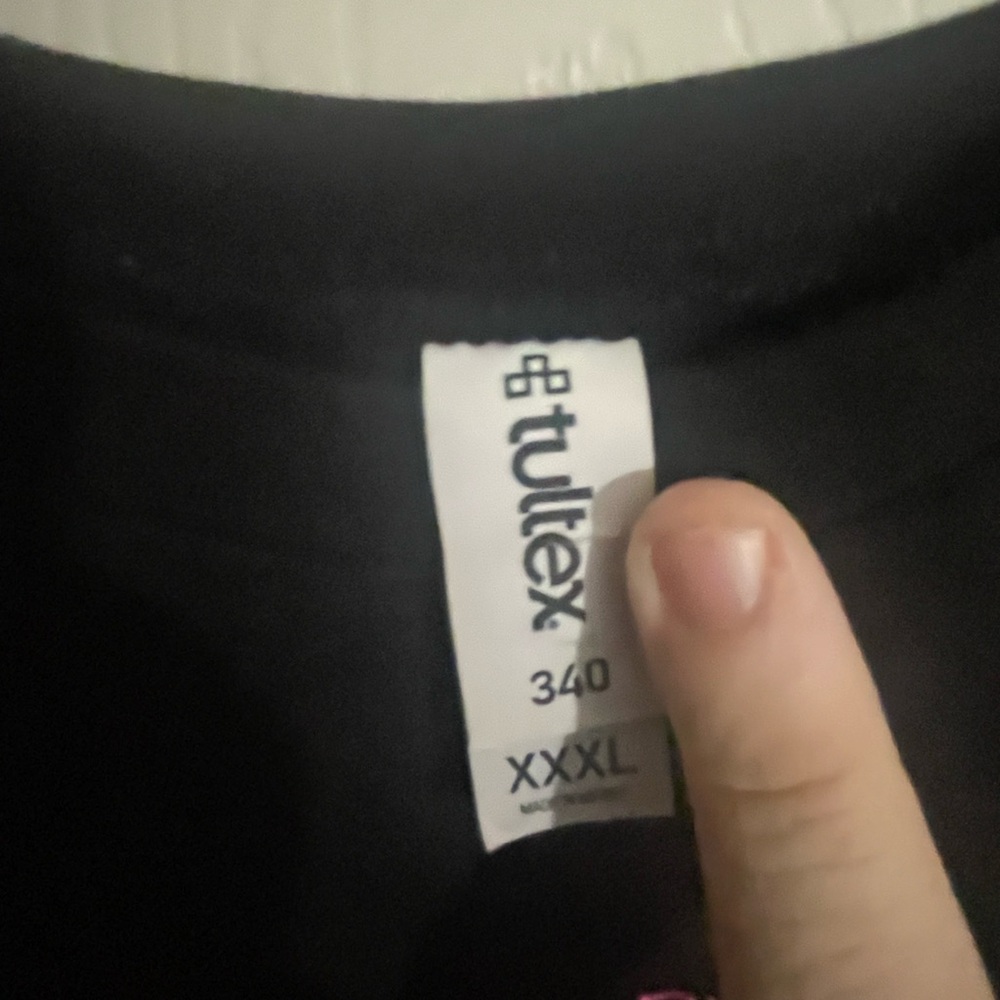 XXXL Tultex Black Crewneck Sweatshirt - Picture 3 of 6